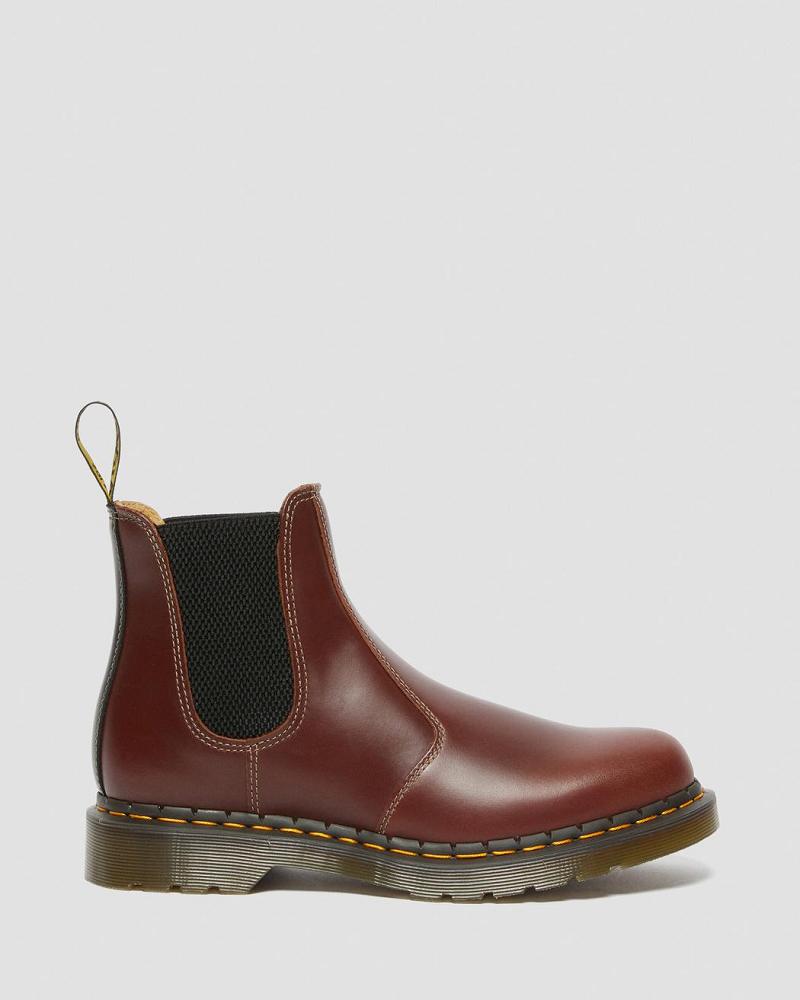 Men's Dr Martens 2976 Abruzzo Leather Ankle Boots Brown / Black | AU 417SGL